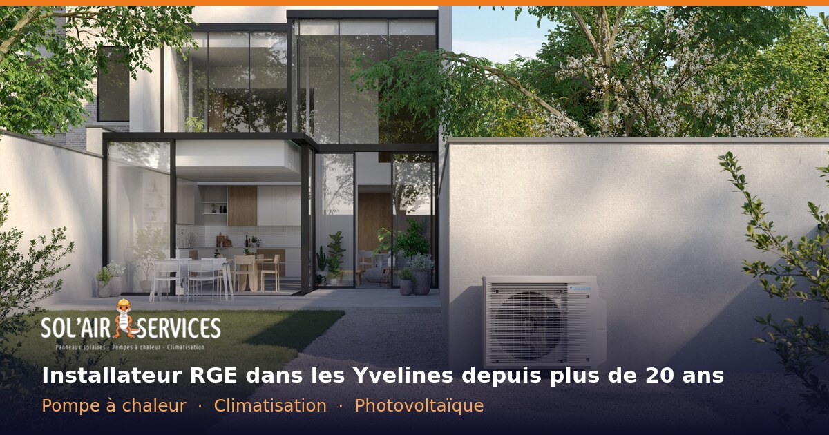 Logo SOL'AIR Services - Installateur RGE panneaux solaires LES ALLUETS LE ROI